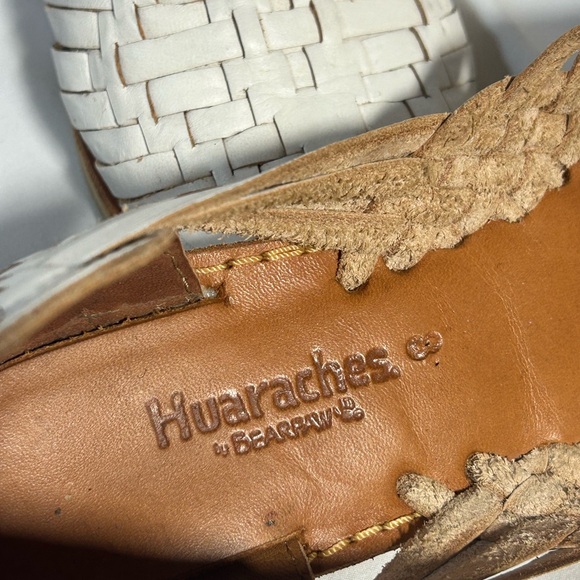 Women’s White Hurache Sandals - Picture 2 of 4